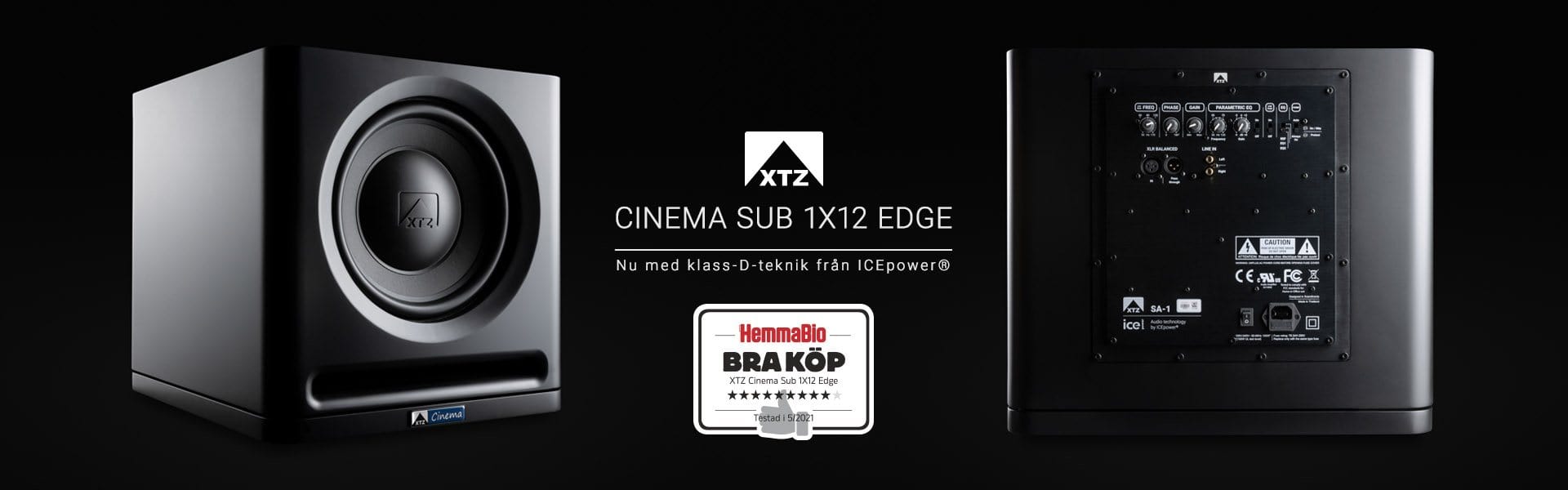 XTZ Cinema SUB 1X12 Edge